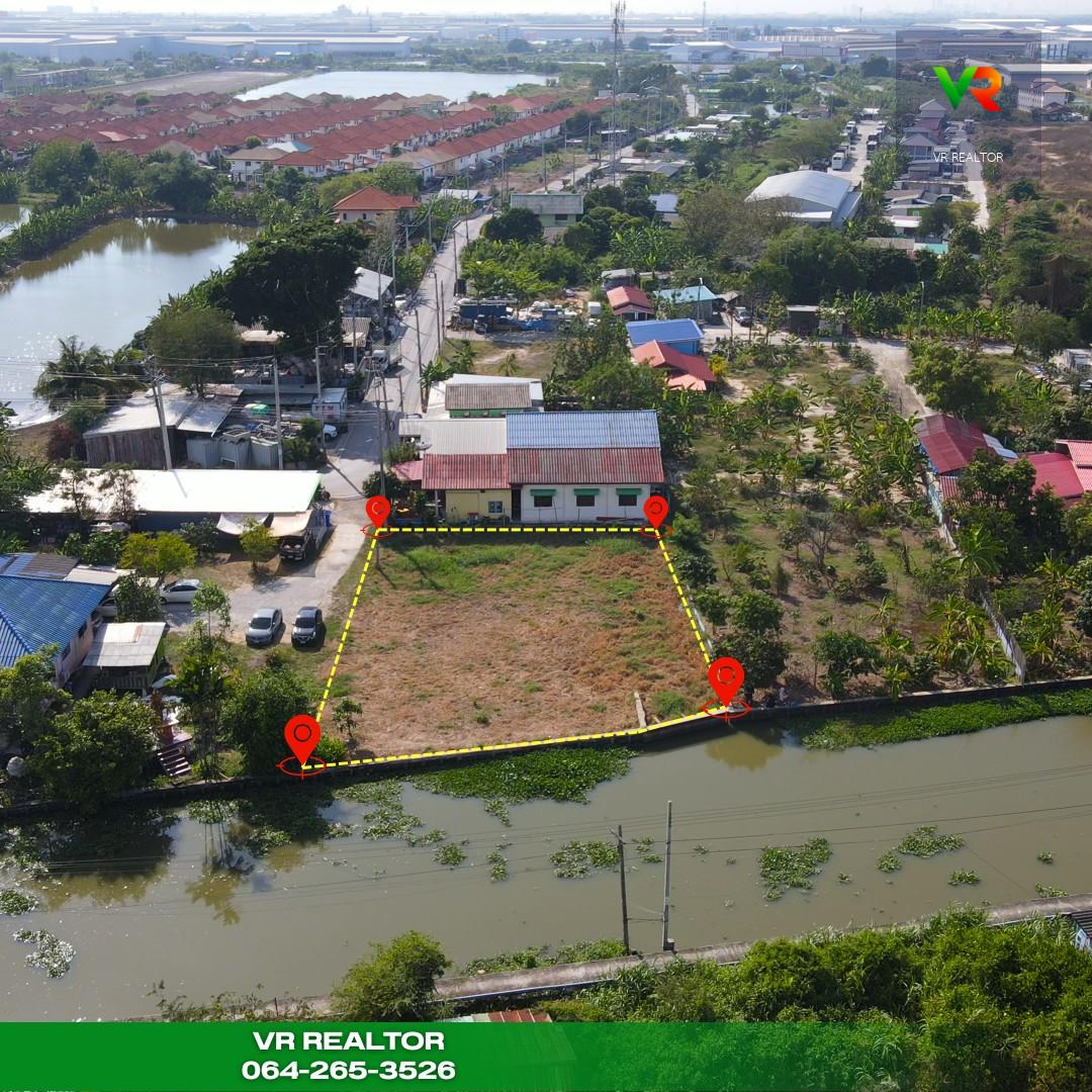 ขายที่ดินริมน้ำ บางนา–ตราด กม.25 ใกล้ ABAC บางนา