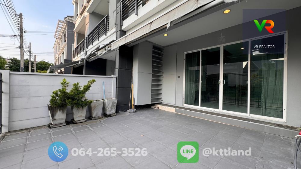 ขายทาวน์โฮม 3 ชั้น หน้าบ้านไม่ชนใคร ตกแต่งสวย พร้อมอยู่  22 ตร.วา 162 ตร.ม บ้านกลางเมือง รัชดา-วงศ์สว่าง