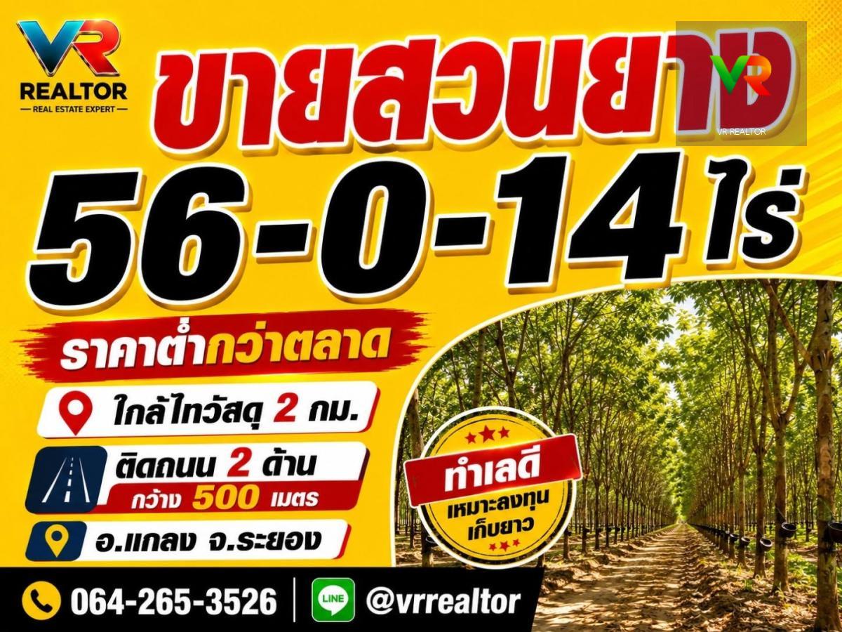 ขายที่ดินสวยยาง ติดถนน 2 ด้าน ราคาต่ำกว่าตลาด เหมาะทำกำไรในระยะยาว